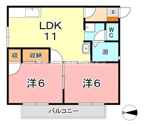 びら浅野の物件間取画像